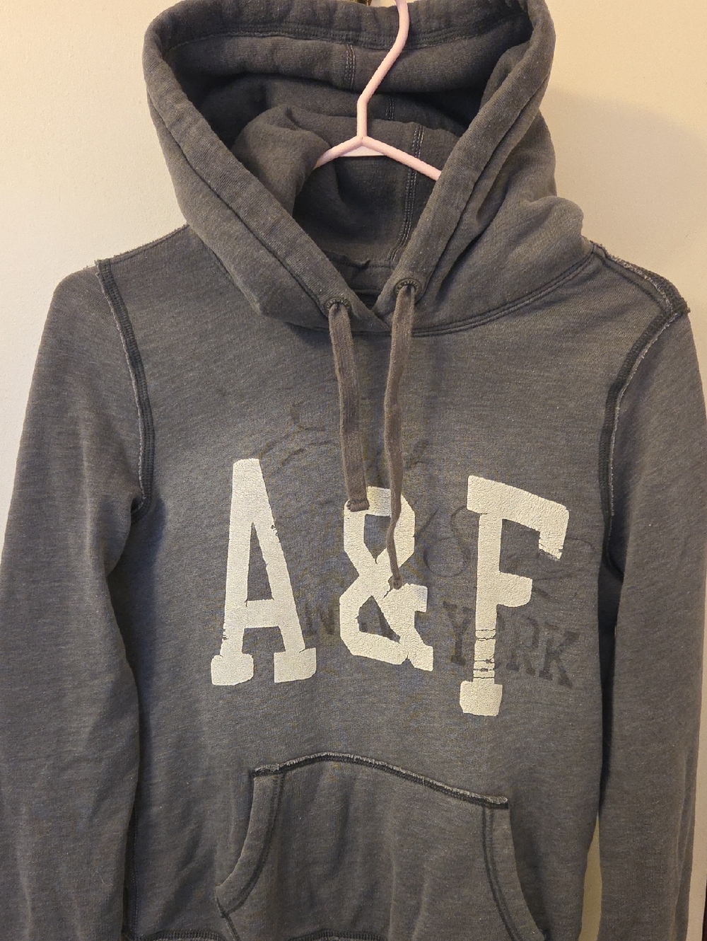 Abercomie & Fitch Grey Hoodie